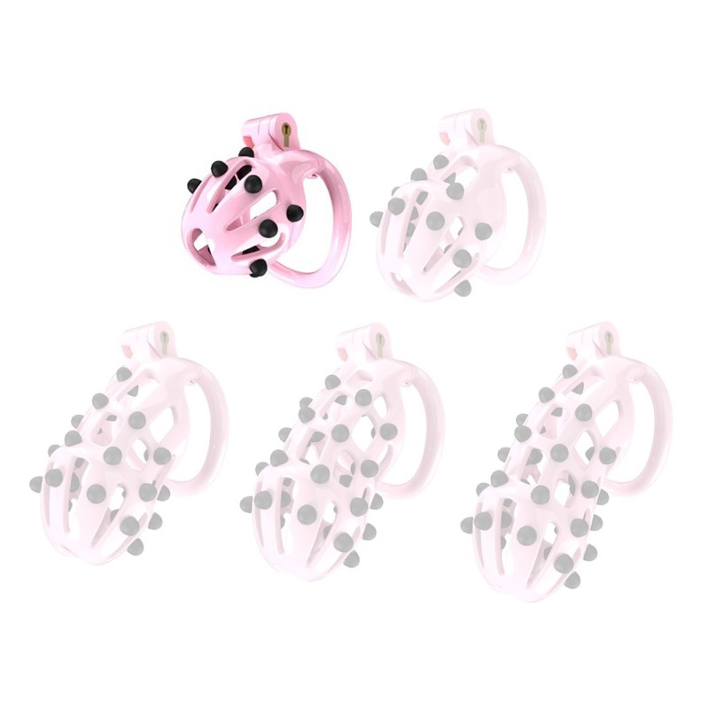 CockLock Cage de chasteté Point Up S Rose 6 x 3.5 cm